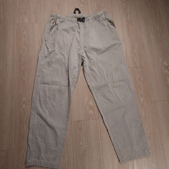 VTG Gramicci Belted Climbing Pants Men's XL Gray Outdoor Hiking USA Made - Picture 1 of 16
